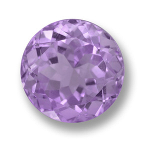 Medium Violet Аметист Камень - 5.4ct Круглая Фасетная Огранка (ID: 462467)