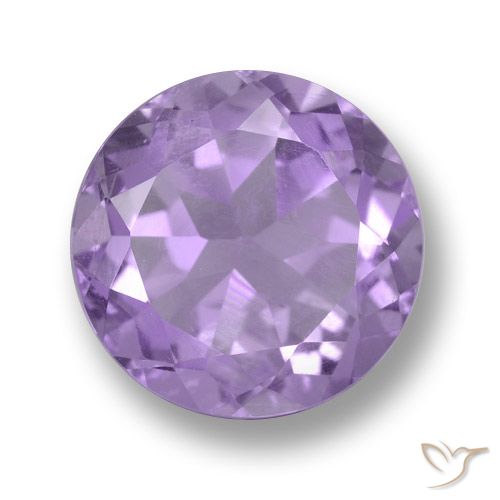 3.88ct Natural Medium Violet Amethyst, Round, VS