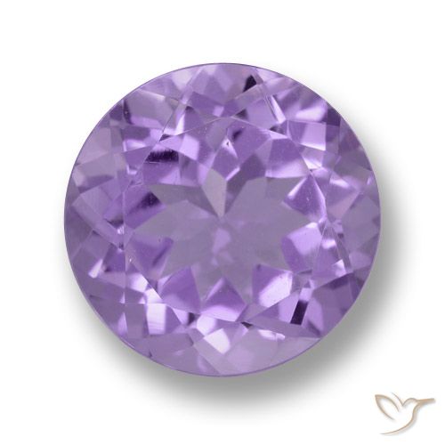 4.10ct Natural Medium Violet Amethyst, Round, VVS-VS