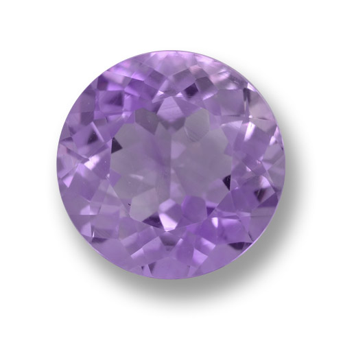 Violet moyen Améthyste gemme - 4.5ct Facette ronde (ID: 462609)