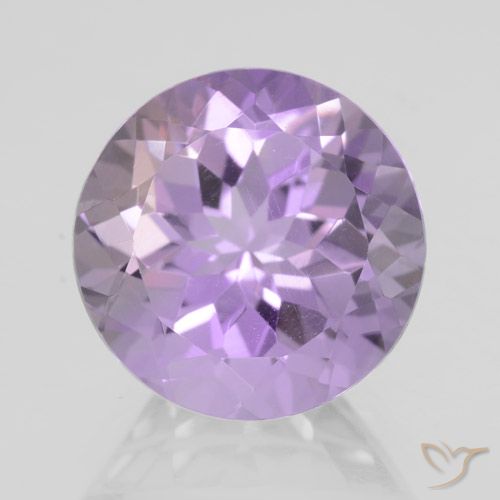 4.38ct Natural Medium Violet Amethyst, Round, VVS-VS