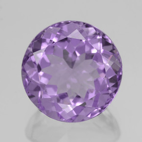 Medium Violet Amethyst Gem - 4.6ct Round Facet (ID: 462778)