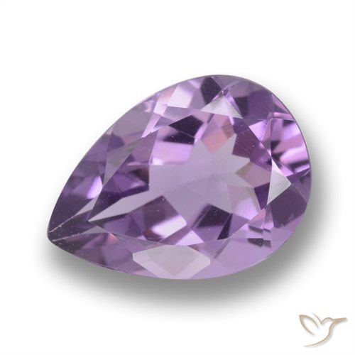 4.35ct Natural Deep Magenta Amethyst, Pear Shape, VVS
