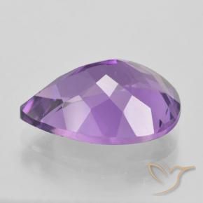 Amethyst Gemstone in 14 x 10 mm (calibrated) Size for Sale, Amethyst Stone in Intense Violet Color