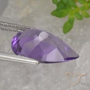 Amethyst Gemstone in 14 x 10 mm (calibrated) Size for Sale, Amethyst Stone in Medium Violet Color