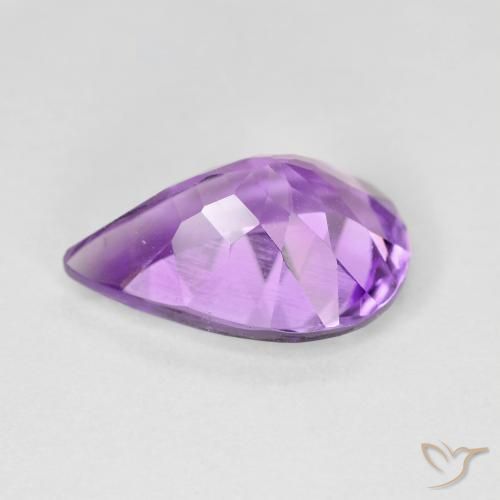 Amethyst Gemstone in 14 x 10 mm (calibrated) Size for Sale, Amethyst Stone in Medium Violet Color