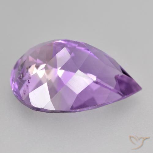 Amethyst Gemstone in 14 x 10 mm (calibrated) Size for Sale, Amethyst Stone in Deep Purplish Violet Color