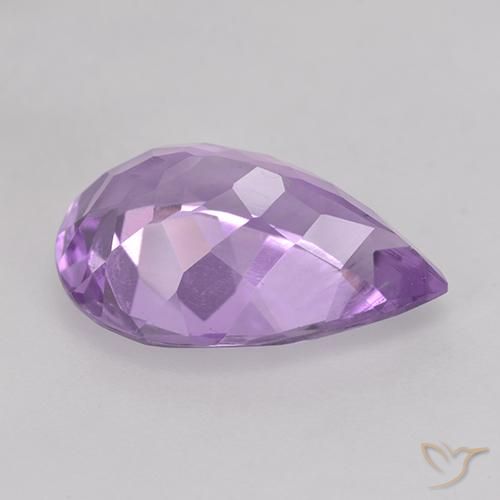Amethyst Gemstone in 14 x 10 mm (calibrated) Size for Sale, Amethyst Stone in Medium Violet Color