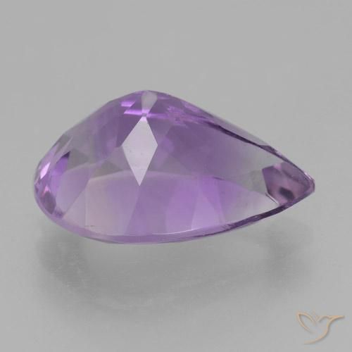 Amethyst Gemstone in 14 x 10 mm (calibrated) Size for Sale, Amethyst Stone in Medium Violet Pink Color
