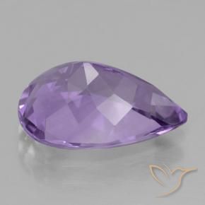 Amethyst Gemstone in 13.9 x 9.6 mm Size for Sale, Amethyst Stone in Deep Violet Color