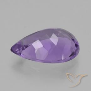 Amethyst Gemstone in 14 x 10 mm (calibrated) Size for Sale, Amethyst Stone in Medium Violet Color