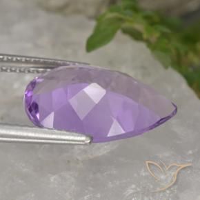 Amethyst Gemstone in 14 x 10 mm (calibrated) Size for Sale, Amethyst Stone in Pinkish Violet Color