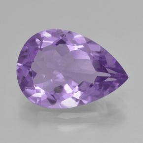 Medium Violet Amethyst Gem - 3.7ct Pear Facet (ID: 465291)