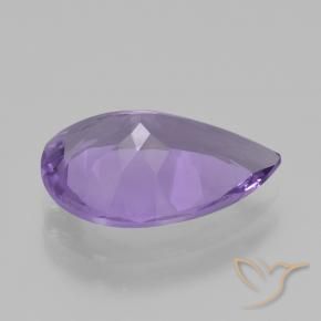 Amethyst Gemstone in 13.7 x 9.5 mm Size for Sale, Amethyst Stone in Light Violet Color
