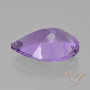 Amethyst Gemstone in 14 x 9.7 mm Size for Sale, Amethyst Stone in Deep Violet Color