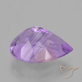 Amethyst Gemstone in 14 x 10 mm (calibrated) Size for Sale, Amethyst Stone in Deep Purplish Violet Color