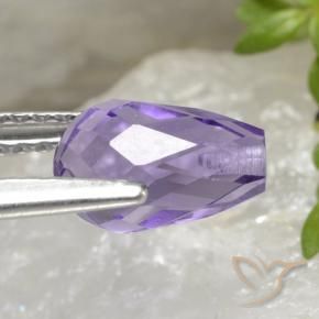 Amethyst Gemstone in 8.2 x 5.1 mm Size for Sale, Amethyst Stone in Light Violet Color