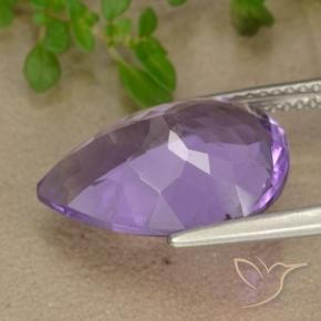 Amethyst Gemstone in 16 x 12 mm (calibrated) Size for Sale, Amethyst Stone in Medium Violet Color
