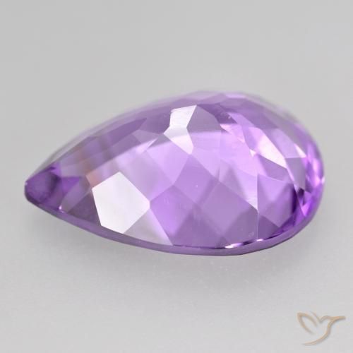 Amethyst Gemstone in 16 x 12 mm (calibrated) Size for Sale, Amethyst Stone in Pinkish Violet Color
