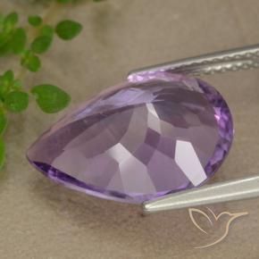Amethyst Gemstone in 16 x 12 mm (calibrated) Size for Sale, Amethyst Stone in Medium-Light Purplish Violet Color