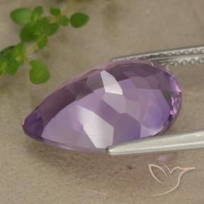 Amethyst Gemstone in 16 x 12 mm (calibrated) Size for Sale, Amethyst Stone in Medium-Dark Purplish Violet Color