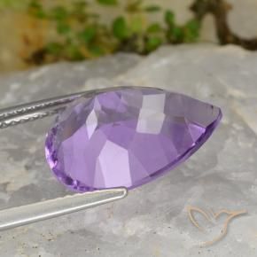 Amethyst Gemstone in 16 x 12 mm (calibrated) Size for Sale, Amethyst Stone in Medium Violet Color