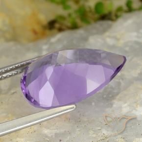 Amethyst Gemstone in 16 x 12 mm (calibrated) Size for Sale, Amethyst Stone in Eggplant Violet Color