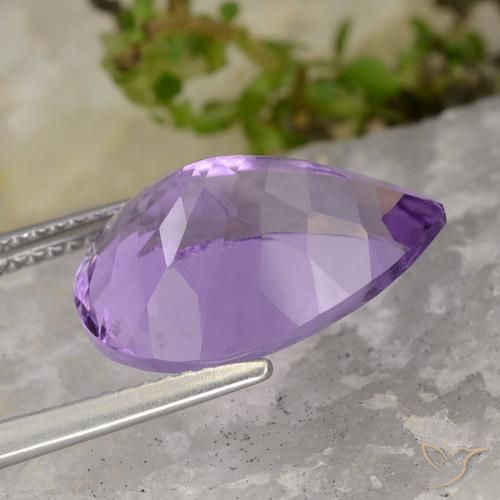 Amethyst Gemstone in 16 x 12 mm (calibrated) Size for Sale, Amethyst Stone in Purplish Violet Color