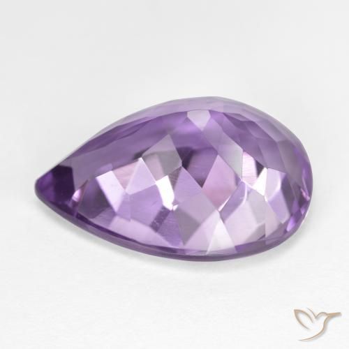 Amethyst Gemstone in 16 x 12 mm (calibrated) Size for Sale, Amethyst Stone in Medium-Light Purplish Violet Color