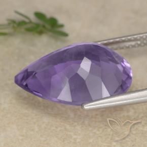 Amethyst Gemstone in 16 x 12 mm (calibrated) Size for Sale, Amethyst Stone in Deep Violet Color