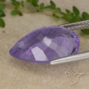 Amethyst Gemstone in 15.6 x 11.4 mm Size for Sale, Amethyst Stone in Medium Violet Color