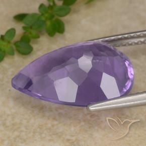 Amethyst Gemstone in 16 x 12 mm (calibrated) Size for Sale, Amethyst Stone in Eggplant Violet Color