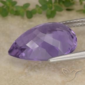 Amethyst Gemstone in 16 x 12 mm (calibrated) Size for Sale, Amethyst Stone in Medium Violet Color