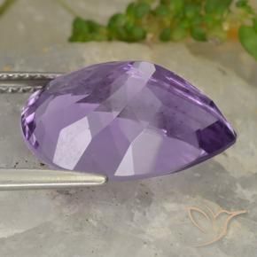 Amethyst Gemstone in 16 x 12 mm (calibrated) Size for Sale, Amethyst Stone in Medium-Light Purplish Violet Color