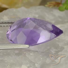 Amethyst Gemstone in 16 x 12 mm (calibrated) Size for Sale, Amethyst Stone in Medium-Light Purplish Violet Color
