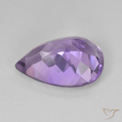 Amethyst Gemstone in 16 x 12 mm (calibrated) Size for Sale, Amethyst Stone in Purplish Violet Color