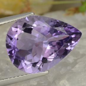 Светло-фиолетовый Аметист Камень - 6.5ct Фасетная Груша (ID: 475824)