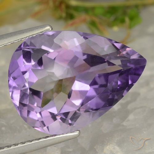 Améthyste Violet Poire 15,8 x 11,7mm du Brésil, poids de 6,68 ct, pierre gemme naturelle Non traité de pureté vvs-vs, 1 pièce d'améthyste pear facet, couleur : Violet violacé, dureté de Mohs de 7 convient aux bijoux de tous les jours, pierre de sagesse, Pierre du zodiaque Poissons, Photo A