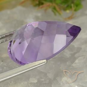 Amethyst Gemstone in 16 x 12 mm (calibrated) Size for Sale, Amethyst Stone in Purplish Violet Color