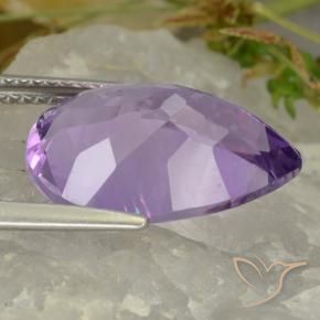 Amethyst Gemstone in 16 x 12 mm (calibrated) Size for Sale, Amethyst Stone in Purplish Violet Color