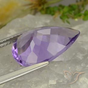 Amethyst Gemstone in 16 x 12 mm (calibrated) Size for Sale, Amethyst Stone in Purplish Violet Color