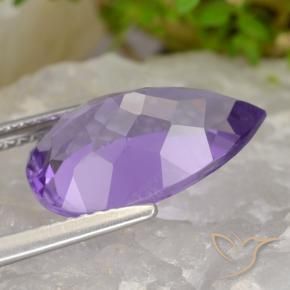 Amethyst Gemstone in 15 x 10 mm (calibrated) Size for Sale, Amethyst Stone in Pinkish Violet Color