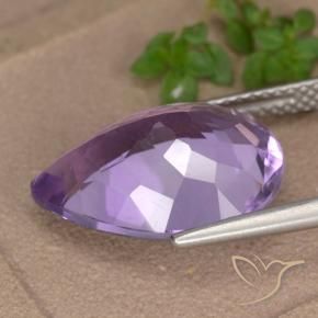Amethyst Gemstone in 16 x 12 mm (calibrated) Size for Sale, Amethyst Stone in Medium Violet Color