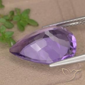 Amethyst Gemstone in 16 x 12 mm (calibrated) Size for Sale, Amethyst Stone in Purplish Violet Color