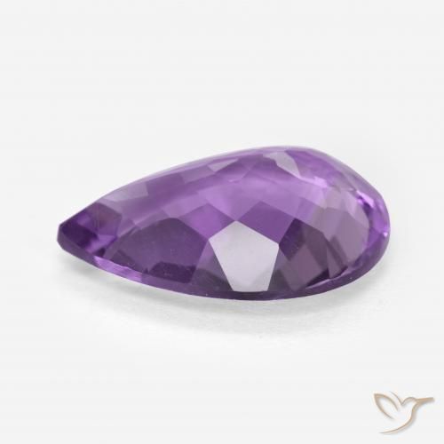 Amethyst Gemstone in 16 x 12 mm (calibrated) Size for Sale, Amethyst Stone in Vivid Violet Color