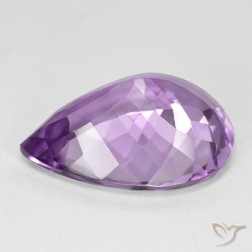 Amethyst Gemstone in 16 x 12 mm (calibrated) Size for Sale, Amethyst Stone in Medium-Light Purplish Violet Color