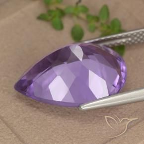Amethyst Gemstone in 16 x 12 mm (calibrated) Size for Sale, Amethyst Stone in Medium Violet Color