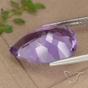 Amethyst Gemstone in 16 x 12 mm (calibrated) Size for Sale, Amethyst Stone in Deep Violet Color