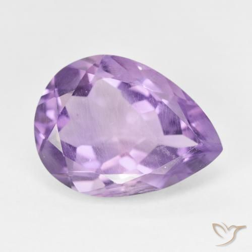 7.26ct Natural Iris Violet Amethyst, Pear Shape, VS