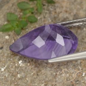 Amethyst Gemstone in 15 x 10 mm (calibrated) Size for Sale, Amethyst Stone in Medium Violet Color
